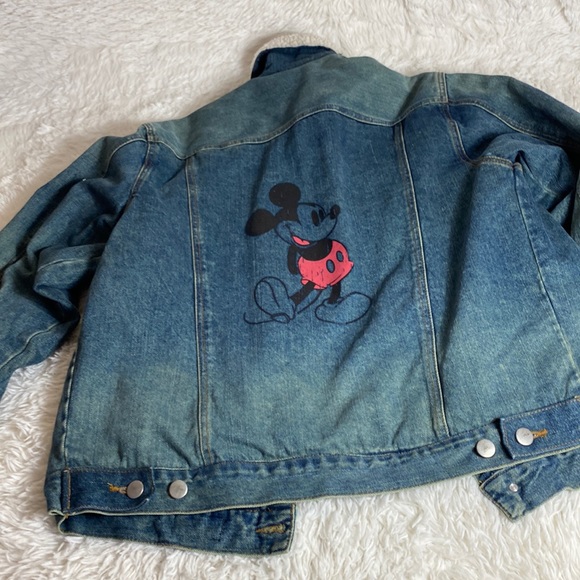 Disney Jackets & Coats Disney Disneyland Resortmickey Mouse Sherpa